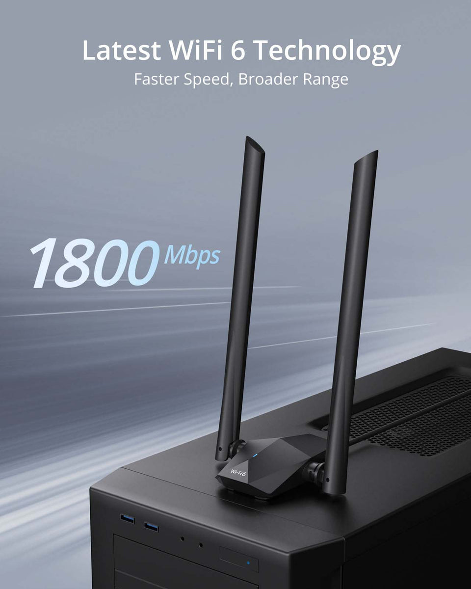 Usb Wifi Adaptador BrosTrend AX900 Doble Banda