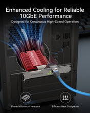 Charger l'image dans la galerie, 10 Gbps PCIe Network Card with Aluminum Heatsink for Enhanced Cooling and Reliable Long-Term Network Operation