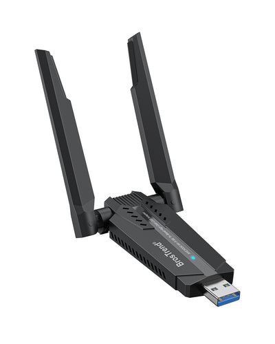 BrosTrend AXE3000 WiFi 6E Tri-Band High Gain USB Adapter for Linux OSes