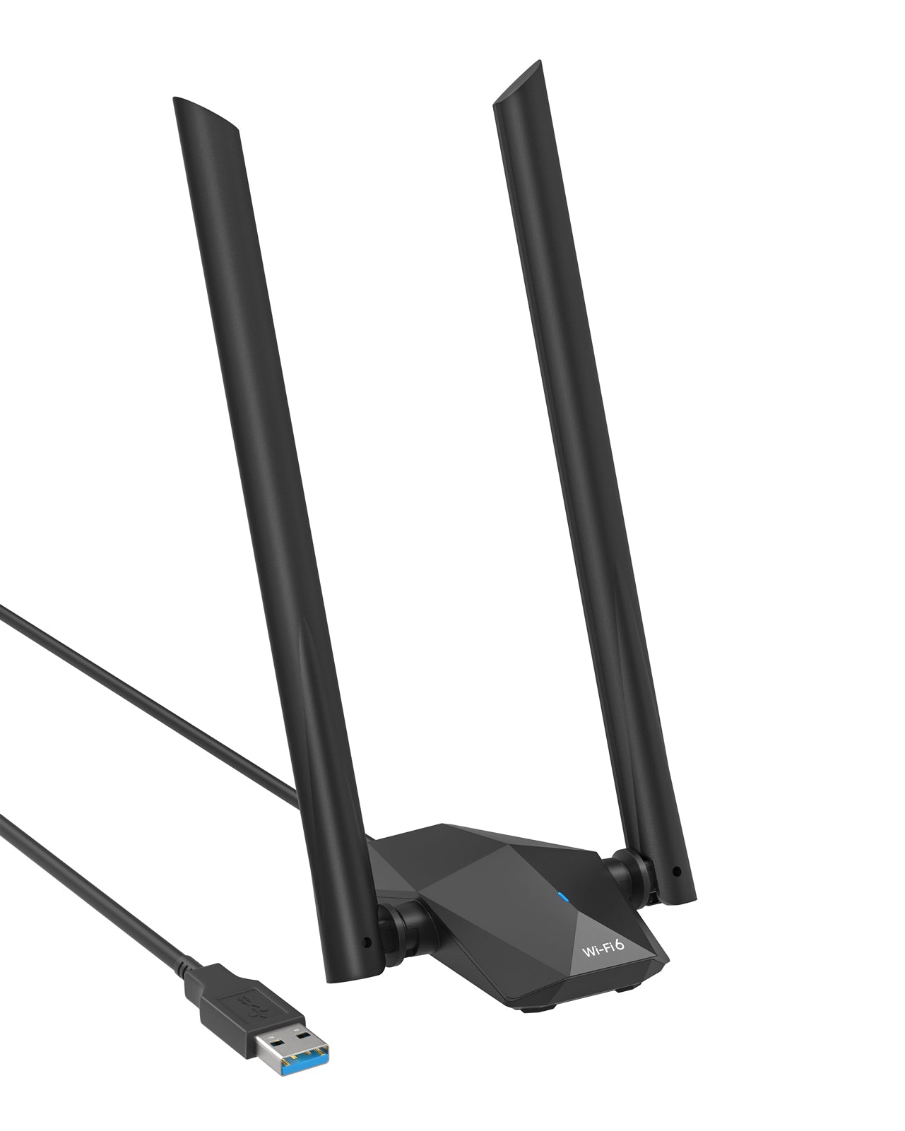 BrosTrend AX1800 Linux WiFi Adapter Long Range WiFi 6 Dual Band 5GHz & 2.4G | High Gain USB WiFi Antenna Compatible with Ubuntu, Raspberry Pi OS, Mint, Debian, Kubuntu, Mate Zorin Windows 11/10 etc. WPA3 (Model: AX4L)