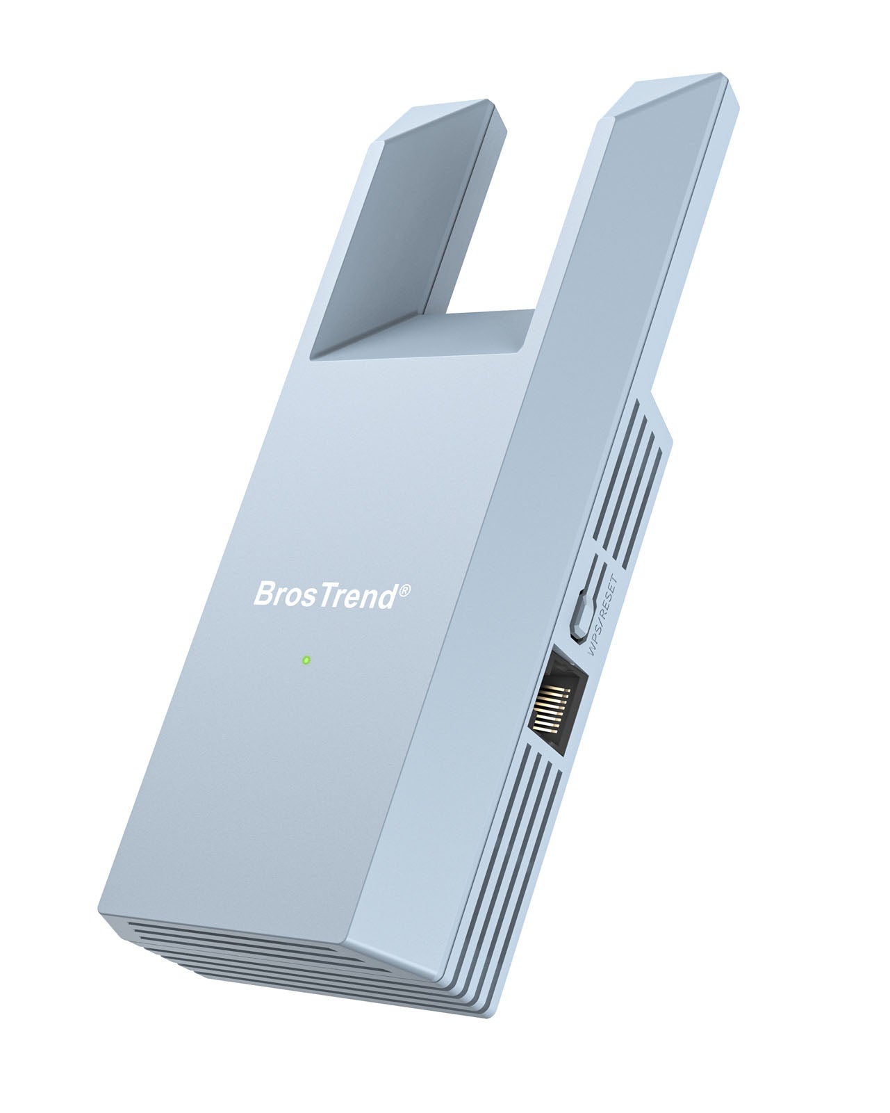BrosTrend N300 WiFi to Ethernet Adapter Wireless Bridge with External Antennas Connects a Wired Device to a WiFi Network over 2.4 GHz 300 Mbps WiFi Comes with a Fast Ethernet 100 Mbps RJ45 Port for Printer Smart TV Desktop PC Laptop IP Security Camera VoIP Phone