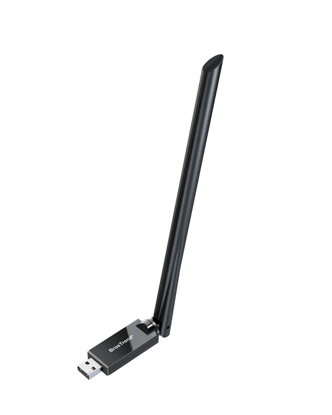 BrosTrend USB WiFi 6 and Bluetooth 5.4 2-in-1 Adapter with External High Gain Antenna USB Wireless Network Adapter for Desktop PC and Laptop AX900 Dual Band Wireless Speeds Up to 600 Mbps on 5 GHz and 286 Mbps on 2.4 GHz Connects up to 4 Bluetooth Devices Headphones Mouse Keyboard Speaker Printer Compatible With Windows 10 and 11 Preloaded Driver Supports OFDMA Beamforming WPA2 USB 2.0