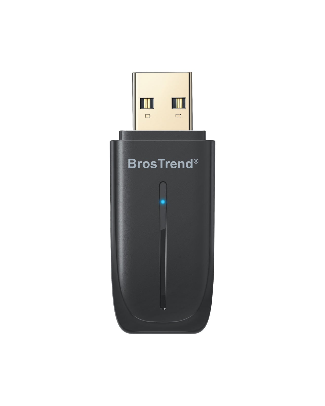 BrosTrend USB WiFi 6 and Bluetooth 5.4 Combo Adapter for Desktop and Laptop Computer PC AX900 Dual Band Wireless Speeds Up to 600 Mbps on 5 GHz 287 Mbps on 2.4 GHz Connects up to 5 Bluetooth Devices Headphones Mouse Keyboard Speaker Printer Compatible with Windows 11 and 10 Preloaded Driver Supports OFDMA Beamforming WPA3 USB 2.0
