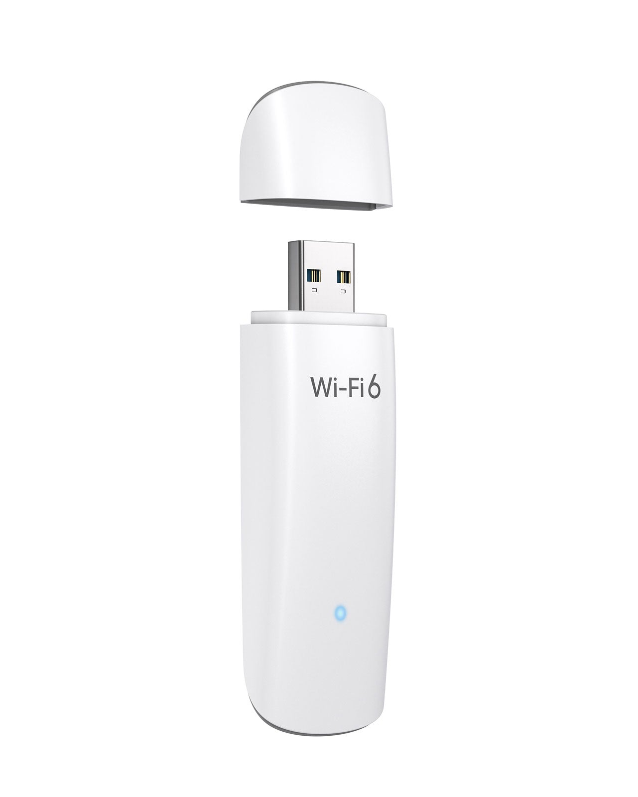 Clé WiFi 6 USB Puissante AX1800 Mbps, Double Bande Adaptateur USB