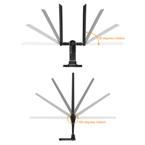 BrosTrend 1200Mbps Long Range USB WiFi Dongle Adapter For UK Market