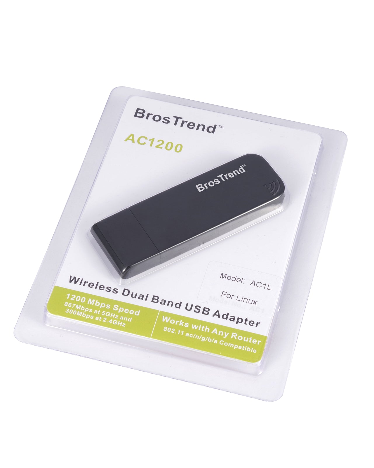 BrosTrend 1200Mbps Linux USB Clé WiFi Adaptateurs de réseau