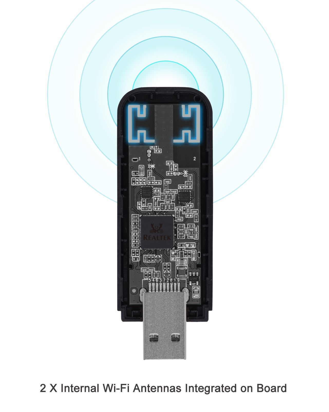 BrosTrend 1200Mbps Linux USB Clé WiFi Adaptateurs de réseau