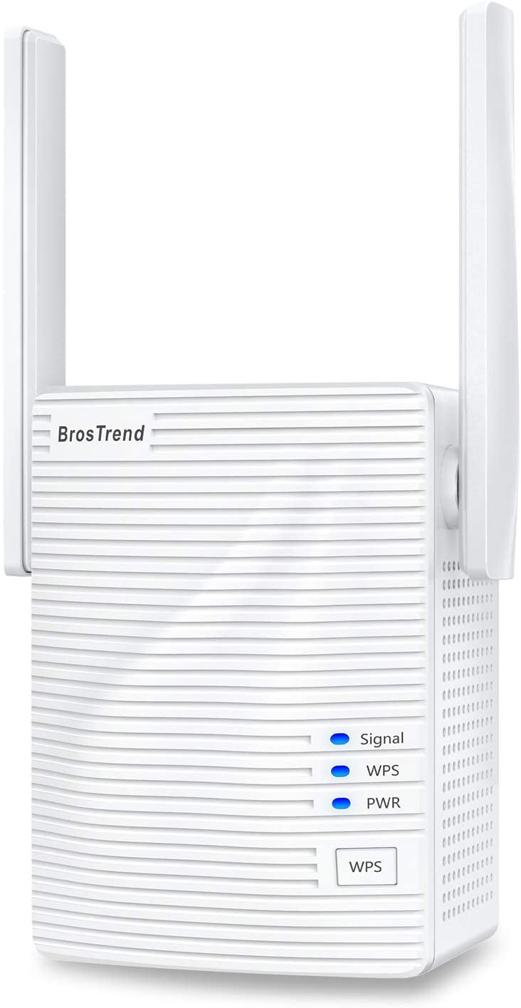 BrosTrend 1200Mbps WiFi Extender Repeater Range Extender WiFi Booster V2 For CA Market