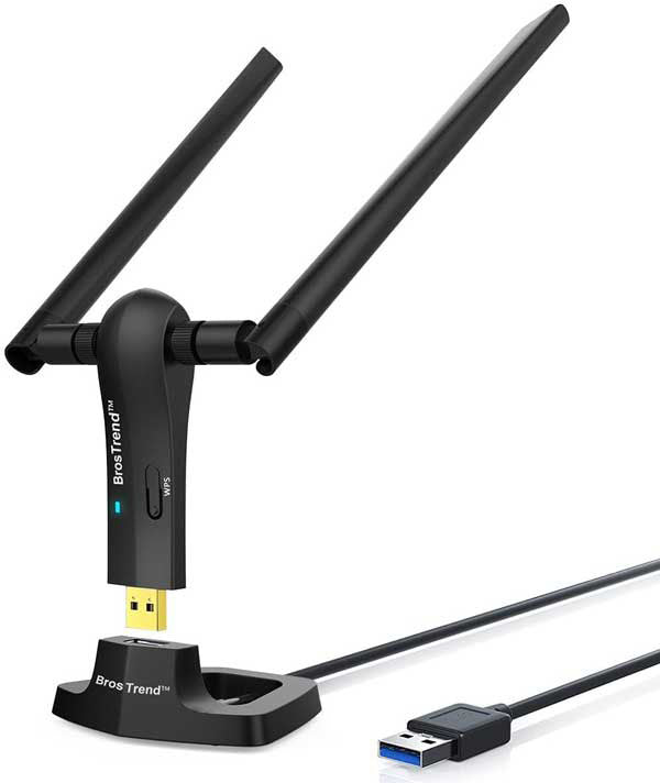 Kangoeroe ondergoed effectief BrosTrend USB WiFi Adapter | 5 Feet Extension Cable | USB 3.0 Port –  BrosTrend Direct